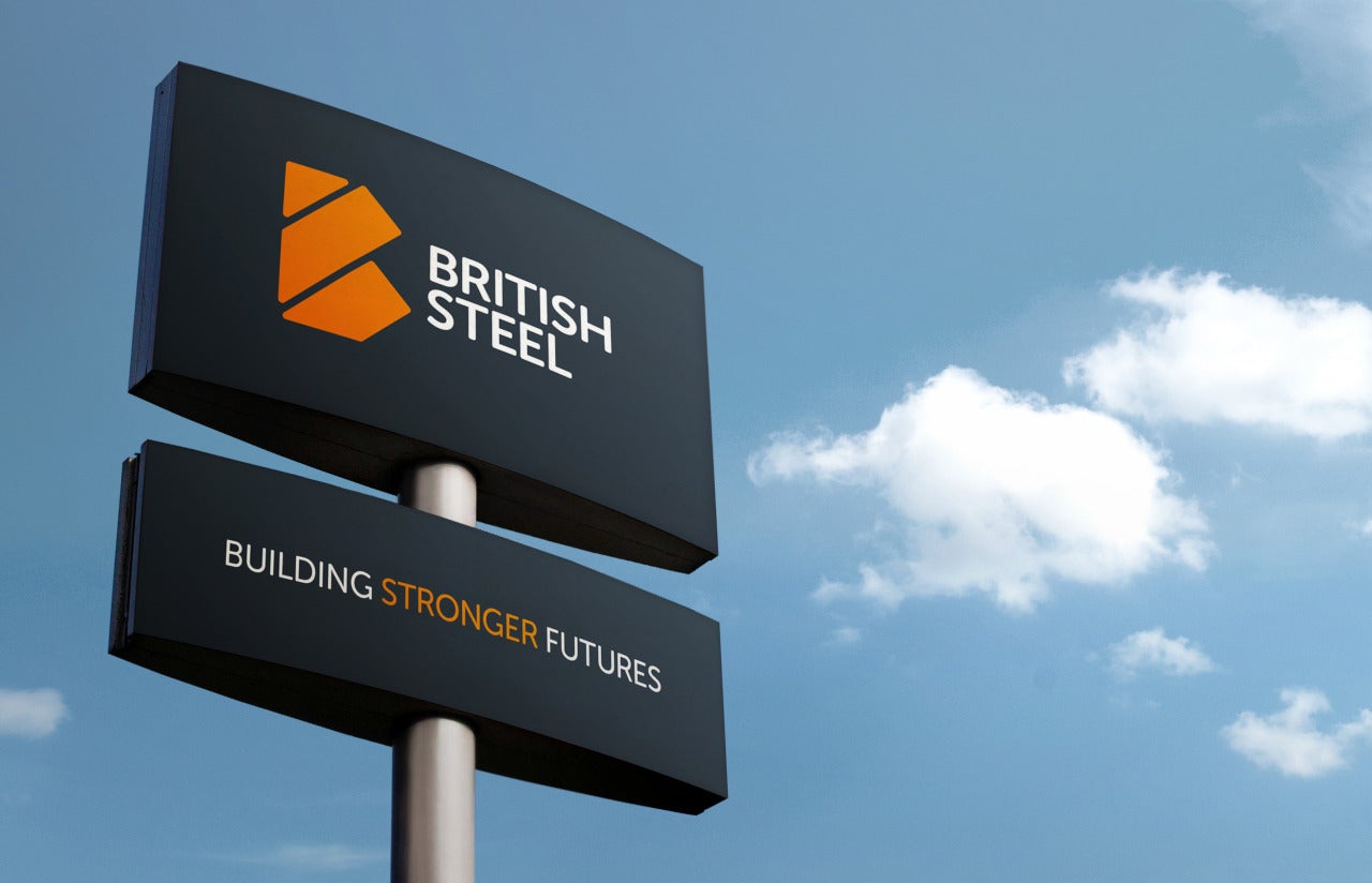 British Steel logo on sign