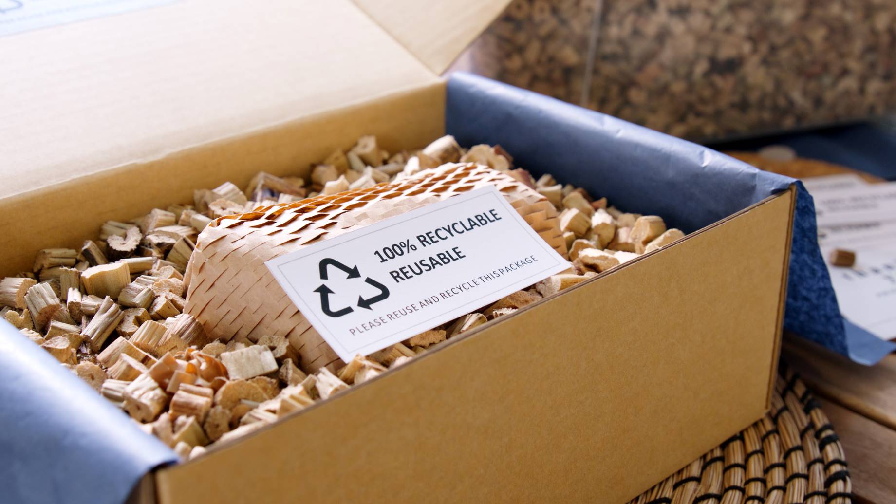 Eco packaging and mailings
