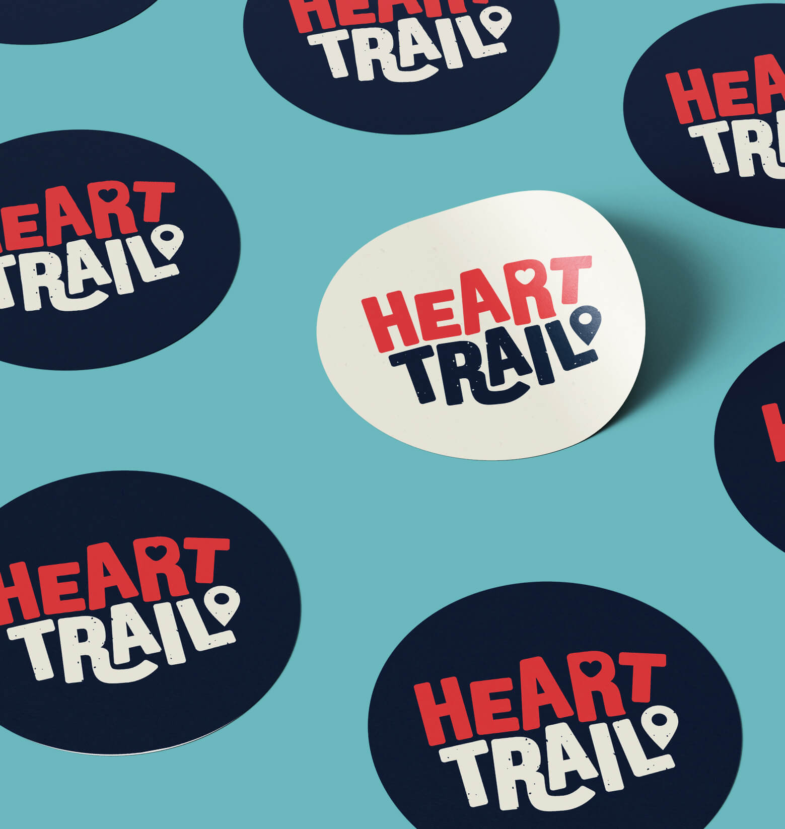 Heart Trail stickers